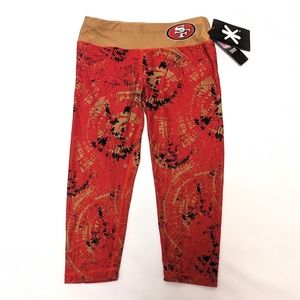San Francisco 49ers crop leggings Sz S Small